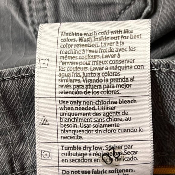 Carhartt Force Mens Gray Cargo Pants Relaxed Ripstop Pockets Durable 42x30 - Picture 11 of 16